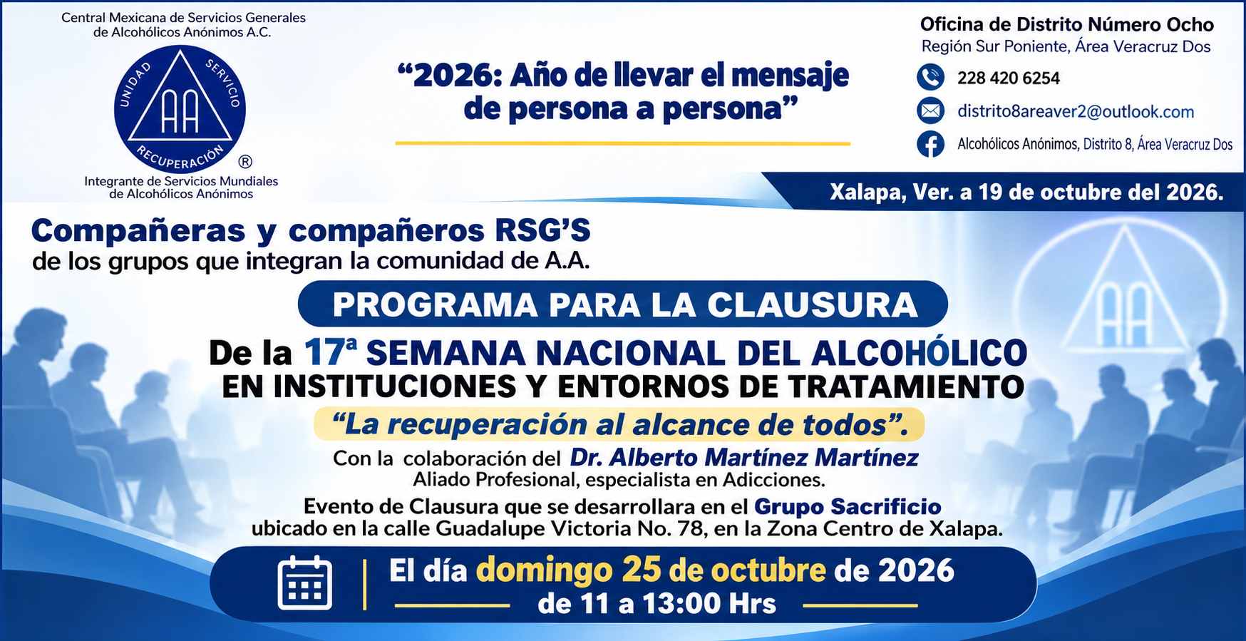 Programa de Clausura  de la 17 Sem. Nacional