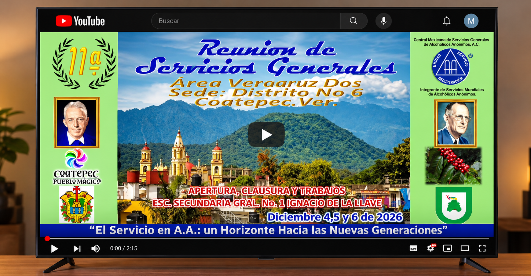 Reunión de Servicios Generales - Coatepec, Ver.